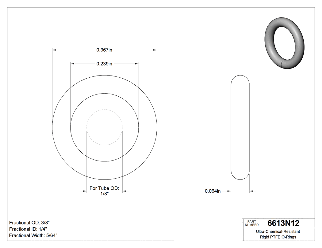Technical drawing - 6613N12